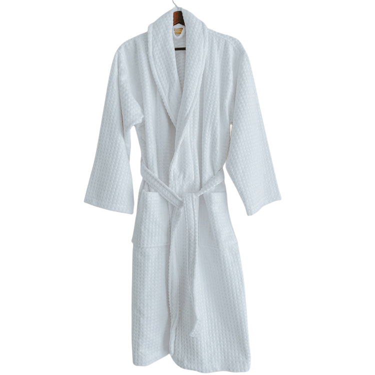 Luxo Jacquard Velor Bathrobe Hotel Spa Bathrobe