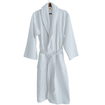 Luxe Jacquard Velour Bathrobe Hotel Spa Cotton Bathrobe