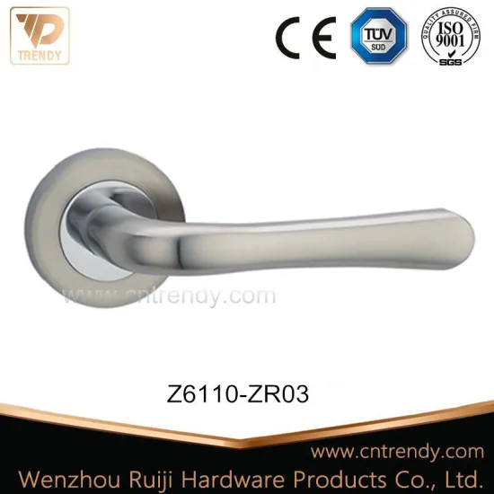 Handle Door Lock Set with Round Knob (Z6110-ZR03-CL)