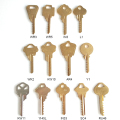 ความปลอดภัยสูง KW10 Brass Bump Keys