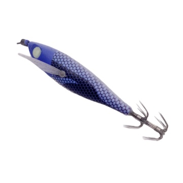ORJD 6g/8cm Luminous Silicone Wing Squid Hook Fishing Lure