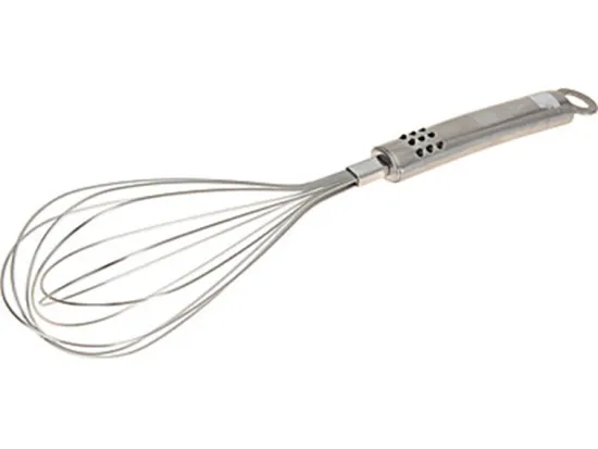 EGG WHISKER WITH RUBBER ZONE WITH HANGING EYELET