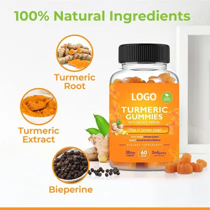 Turmeric Ginger Gummies for Anti-inflammatory