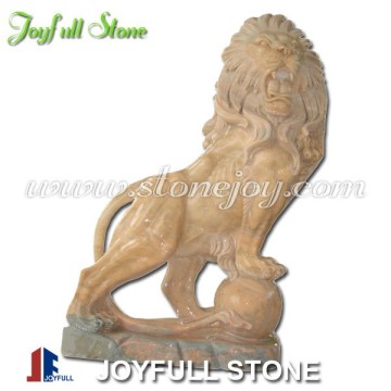 Marble Lion Statue