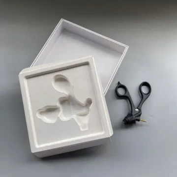 Custom sugarcane bagasse pulp molded packaging insert