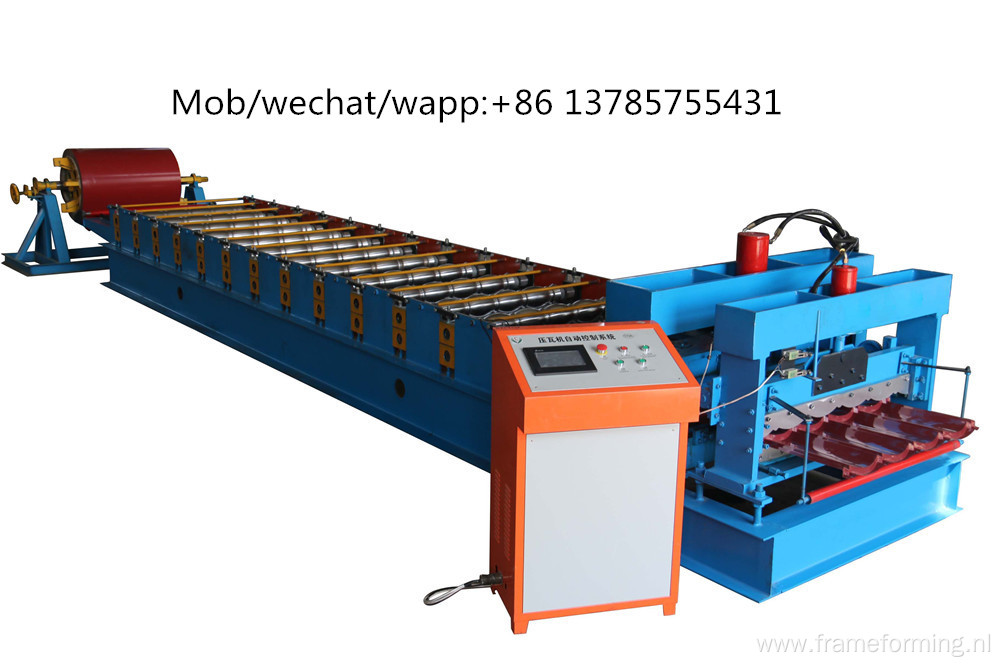 Hot Color Steel Glazed Roll Forming Machinery