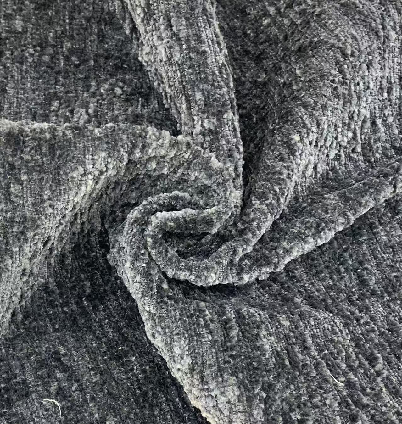 ULIKE Textured Solid Chenille Upholstery Fabric