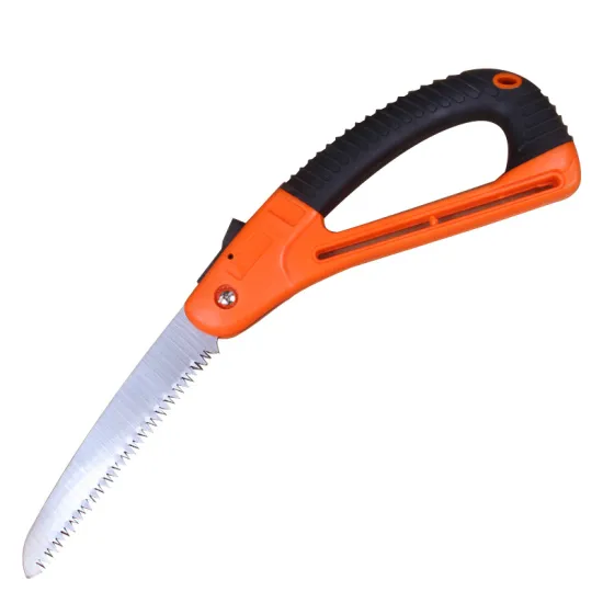 High Quality Folding Steel Pruning Saw with Hand Guard