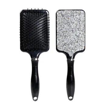 3COLOR Black Diamond Brush - Professional Hair Brush & Massage for Hair Extensions