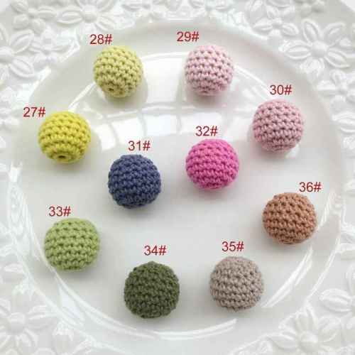Latest Professional Handmade wholesale wooden crochet beads