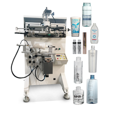 Semi Automatic Paper Cup Screen Printing Machine for Plastic Cup, Bottle, and Glass Bottle