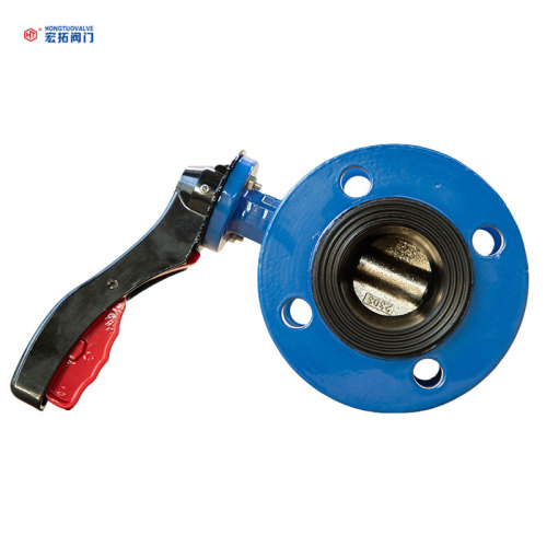 Válvula borboleta com flange de alavanca DN125