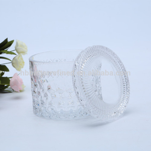 Flat Lid Luxury Candle Glass Jar Hot Sale