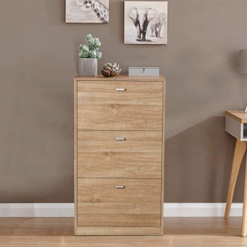Houten schoen opbergmeubels
