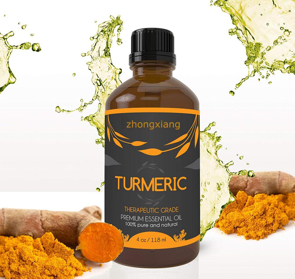 100% organic Turmeric Essential Oil or Curcuma oil