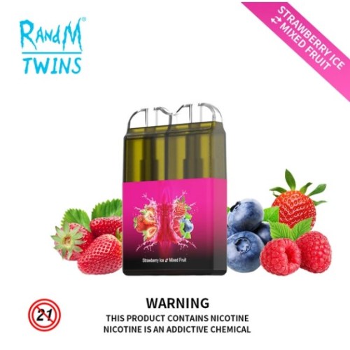 RandM Twins 6000 Puffs Disposable 2in1 vape device