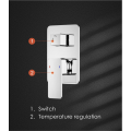 Double handle Square Concealed Valve