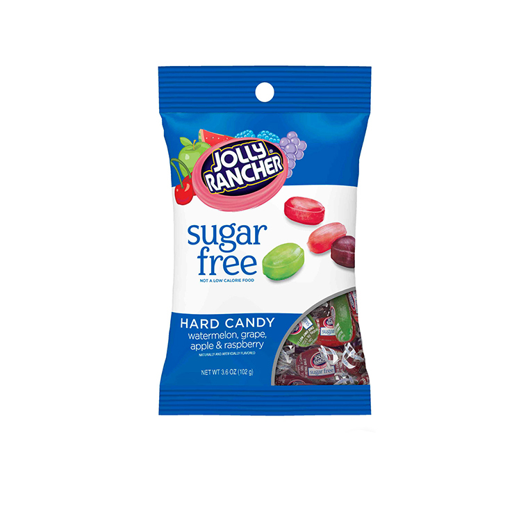 Snoep gedroogd fruit nougat plastic verpakkingszak