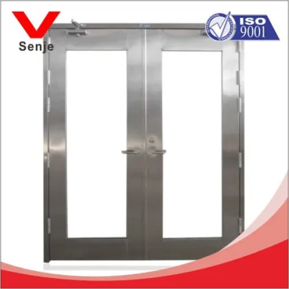 security steel glass door design/fire doors