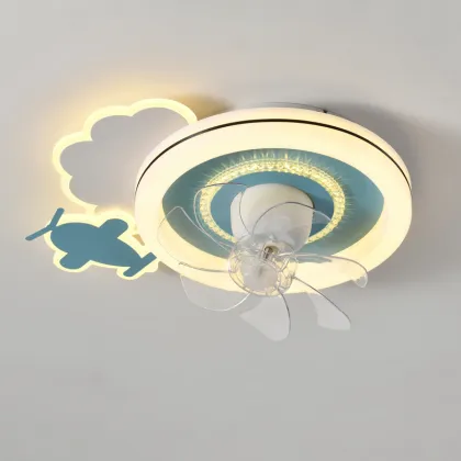 Cute Ceiling Fan Light for Children's Bedroom
