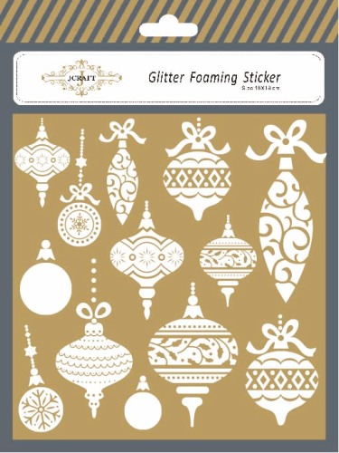 Kupie latarnie Glitter Foaming Sticker