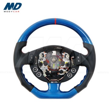 Blue Carbon Fiber Steering Wheel for Maserati Granturismo Grancabrio GT GTS GC (2007-2015)