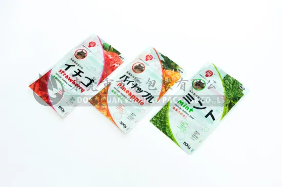 dried fruit stand up zipper pouch