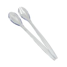 Plastic salad serving spoon fork set