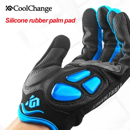 CoolChange 10 Colors Winter Women Men's Cycling Gloves Full Finger with GEL Pad Shockproof MTB Mountain Bike Bicycle Gloves