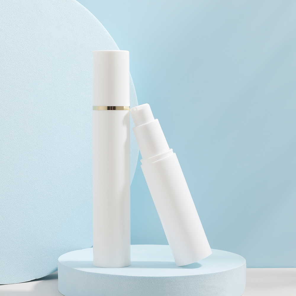 White Empty PP Plastic Cosmetic Packaging Airless Bottle