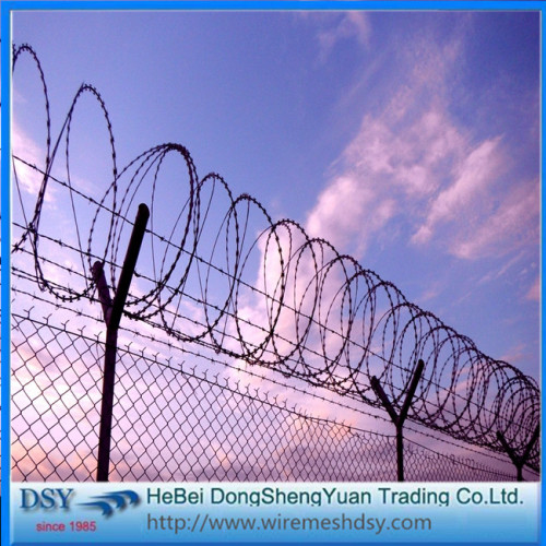 Single Coil Galvanized BTO-22Razor Barbed Wire