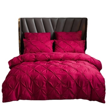 Elastic Band Luxury Textured Duvet Cover Bedding Set