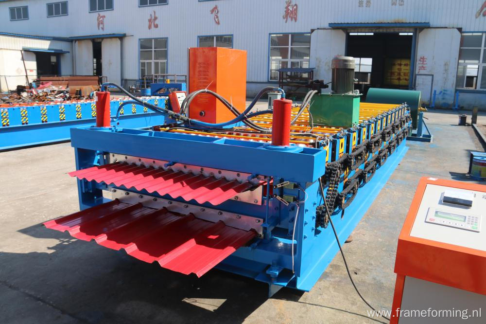 Galvanized Corrugated and Trapezoidal Steel Sheets Making Machine