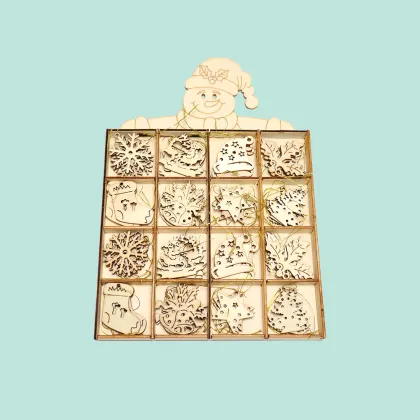 traditional wooden christmas tree decorations