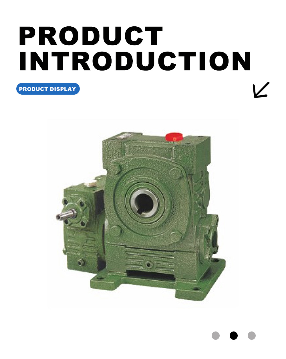 WPWEKA Worm Gear Hollow Shaft Power Reducer X