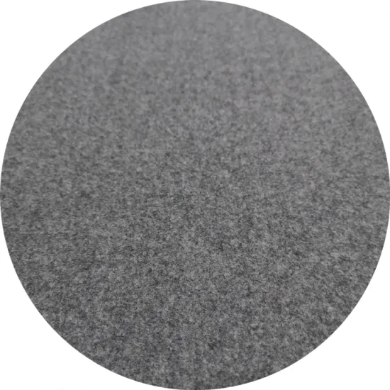 Knitted Needle Punched wool polyester viscose fabric