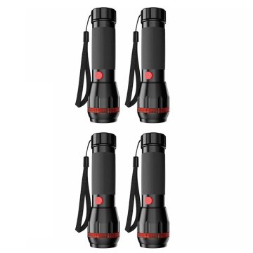 Wholesale Mini Children LED Flashlight with Zoom Feature and 3 AAA Batteries