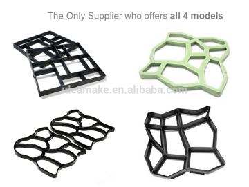 Plastic Concrete Pavement and Garden Slab Mould for garden Cobble Paving Block Mould Ornaments for sale Europe