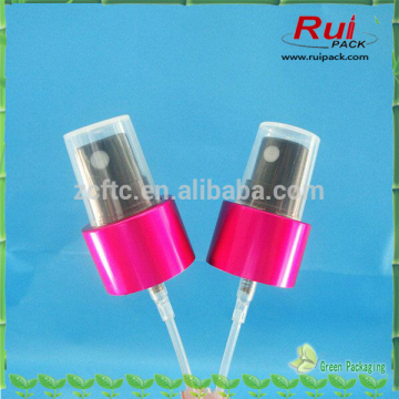 24mm aluminum spray pump , red metal sprayer pump for perfume