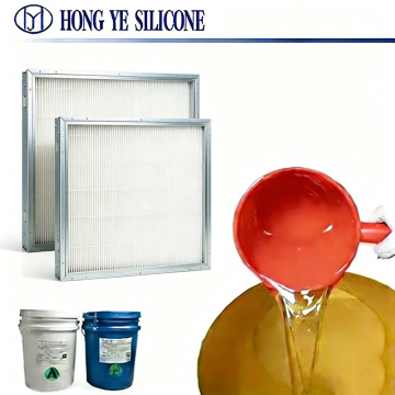 Filter Potting Silicone for liquid tank HEPA Filters