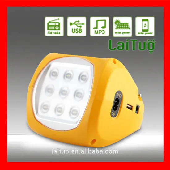 Small lovely camping LED solar lamp