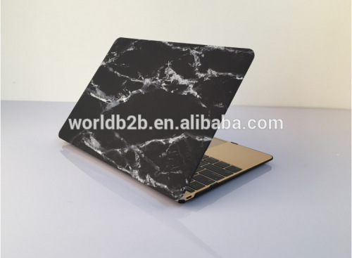 IMD marble printing slim plastic case tablet case for macbook air