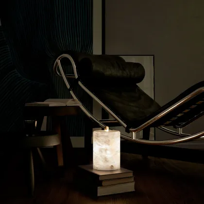 Factory Price Alabaster LYRA Table Lamps for Hotel Office Reading Room