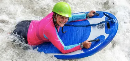 Wholesale Soft Drop Stitch Inflatable Body Board for Adult Surfing