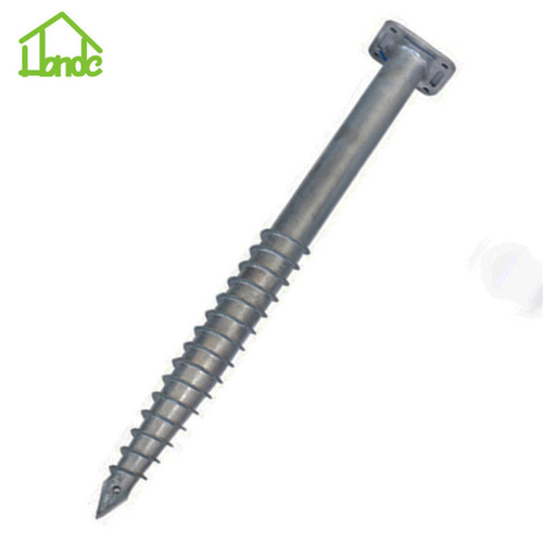 Easy Installation hot dip galvanized ground screw