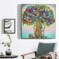 Pittura decorativa del diamante della pittura decorativa dell&#39;albero del fiore dell&#39;albero di colori