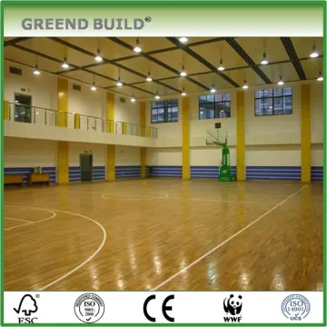 Indoor Maple Hardwood basketball flooring