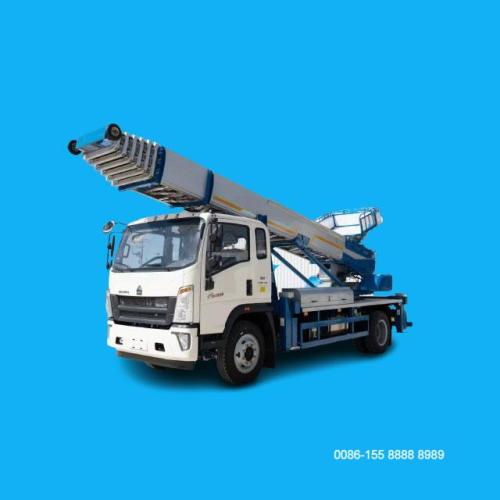 45m Telescopic Boom Aerial Ladder Aerial Platform Vehicle