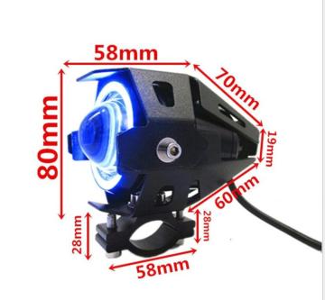 Super Bright U7 Angel Eyes LED Lights - 72V Aluminum Electric Scooter Bicycles Headlights