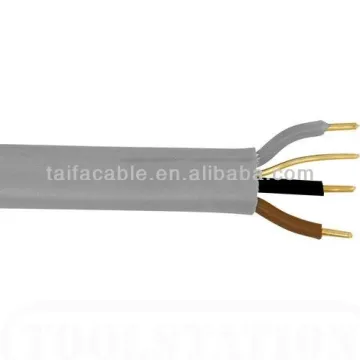 300/500V solid conductor three and Earth Cable flat cable